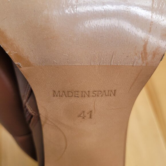 NWOT Ana Palma Tan Booties - Picture 7 of 10